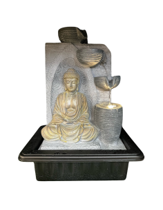 Fontaine de table Bouddha en Polyrésine H.40cm - Kaemingk Kaemingk Petit objet à poser