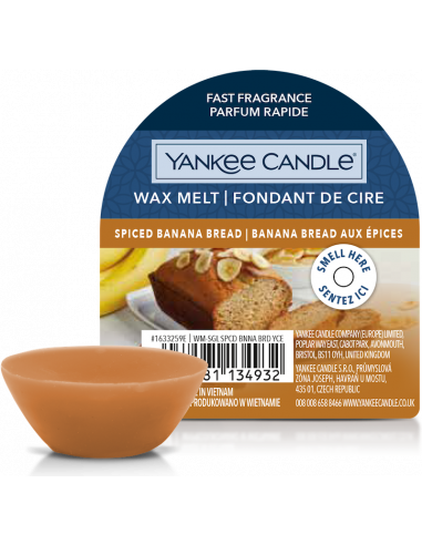 Fondant de cire "Banana bread" - Yankee Candle" Yankee Candle Bougie parfumée