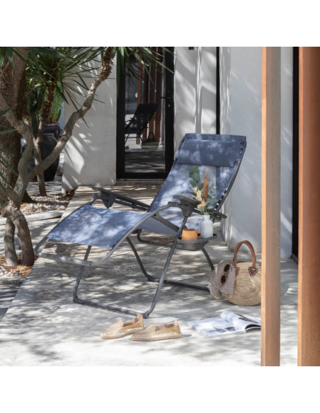 Relax Futura Batyline® Bleu Océan - Lafuma Lafuma Relax, transat et bain de soleil