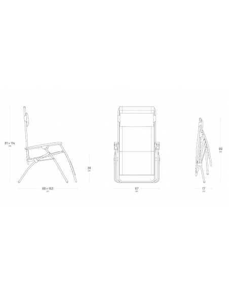 Relax R-Clip Batyline® Colorblock Canyon - Lafuma Lafuma Relax, transat et bain de soleil