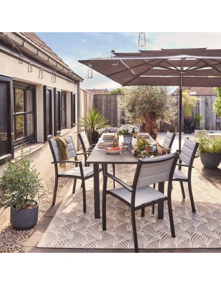 Table Extensible "Urban Moca" L.180/240 x l.90 x H.74cm - ECLOZ ECLOZ Table de jardin