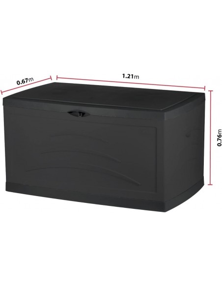 Malle de Jardin en Polypropylène Baya 500L - EDA Eda Coffre de Jardin