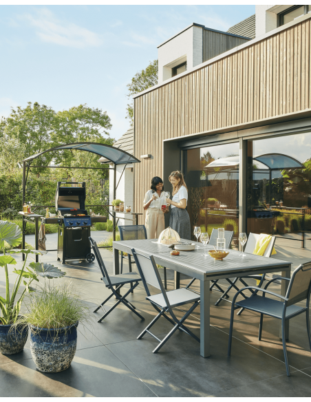 Chaise pliante "Dani" anthracite - ECLOZ ECLOZ Chaise de jardin