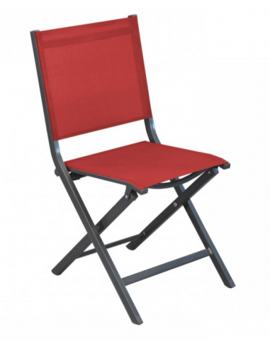 Chaise pliante "Dani" rouge - ECLOZ ECLOZ Chaise de jardin