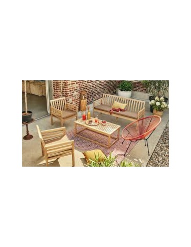 Fauteuil de jardin "Steph" Terracotta - ECLOZ ECLOZ Relax, transat & bain de soleil