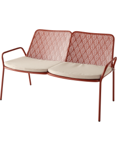 Banc "Tendance" 2 places rouille - ECLOZ ECLOZ Banc de jardin