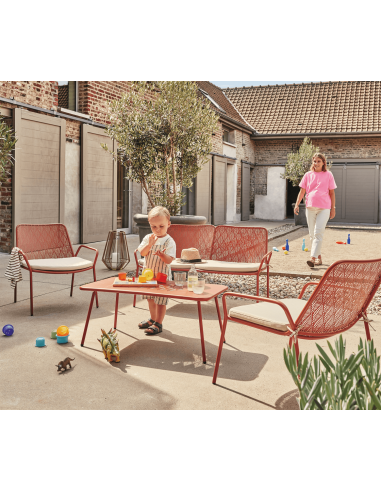 Banc "Tendance" 2 places rouille - ECLOZ ECLOZ Banc de jardin