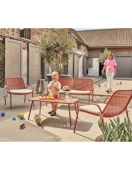 Banc "Tendance" 2 places rouille - ECLOZ ECLOZ Banc de jardin