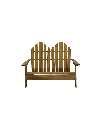 Fauteuil Adirondack Double Grand Duc en Acacia FSC® - ECLOZ  Relax, transat & bain de soleil