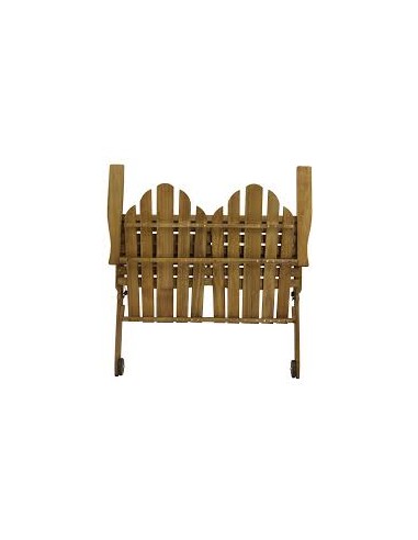 Fauteuil Adirondack Double Grand Duc en Acacia FSC® - ECLOZ  Relax, transat & bain de soleil