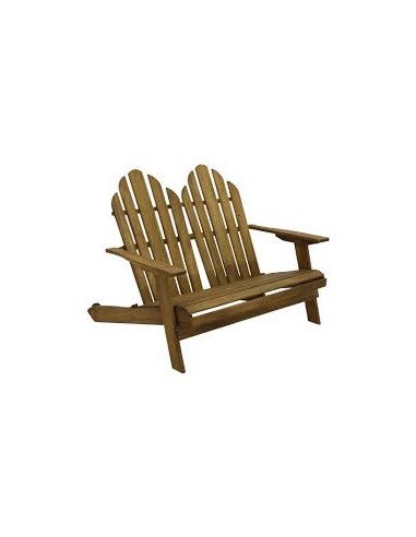 Fauteuil Adirondack Double Grand Duc en Acacia FSC® - ECLOZ  Relax, transat & bain de soleil