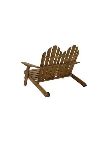 Fauteuil Adirondack Double Grand Duc en Acacia FSC® - ECLOZ  Relax, transat & bain de soleil