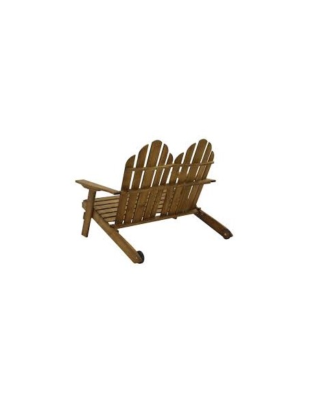 Fauteuil Adirondack Double Grand Duc en Acacia FSC® - ECLOZ  Relax, transat & bain de soleil