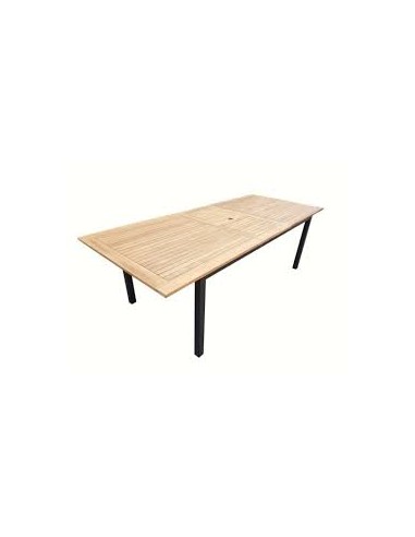 Table "Praline" L.200/250 x l.100 x H.75 - ECLOZ ECLOZ Table de jardin
