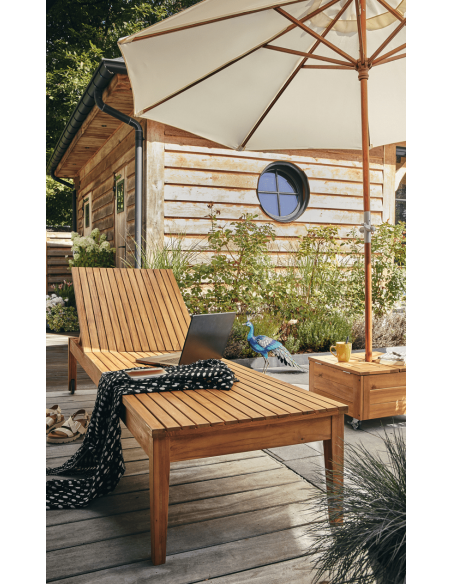 Table d'Appoint /Pied de Parasol Umbrella en Acaci FSC® - ECLOZ