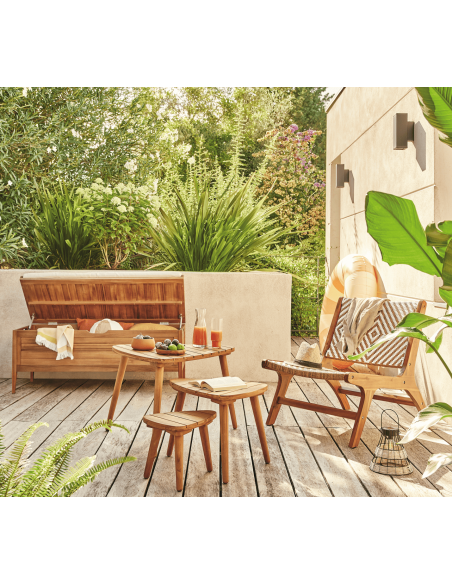 Set de 3 Tables d'Appoint Cigogne en Acacia FSC® - ECLOZ ECLOZ Table basse de jardin
