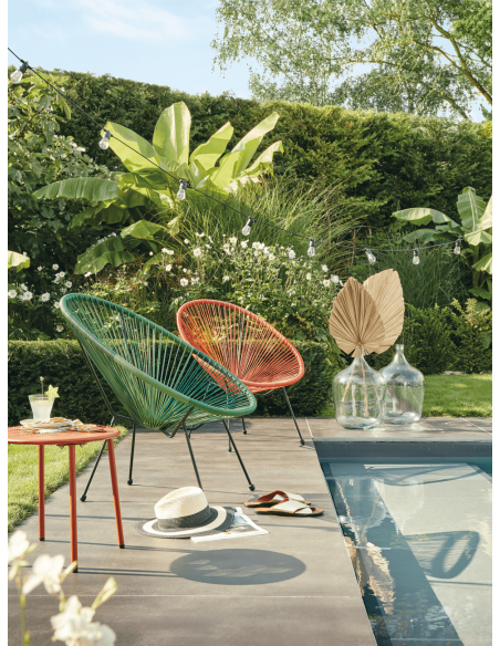 Fauteuil de jardin "Steph" Terracotta - ECLOZ ECLOZ Relax, transat & bain de soleil
