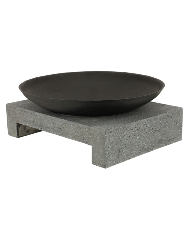Braséro en Fonte sur Socle en Granite - Esschert Design Esschert Design Brasero et parasol chauffant