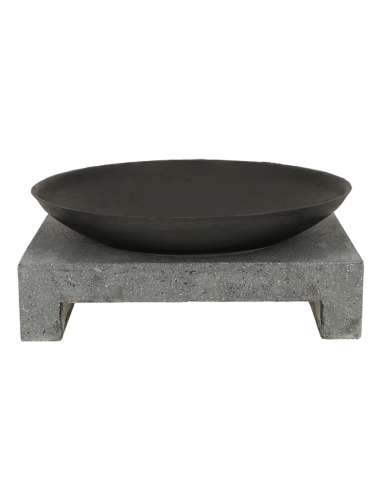 Braséro en Fonte sur Socle en Granite - Esschert Design Esschert Design Brasero et parasol chauffant