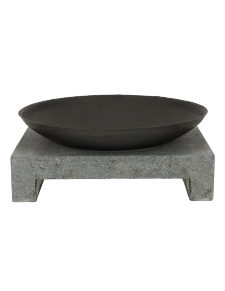 Braséro en Fonte sur Socle en Granite - Esschert Design Esschert Design Brasero et parasol chauffant