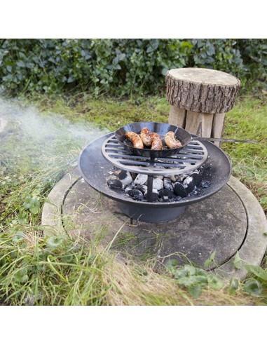 Braséro Foyer Coupe Extra Large - Esschert Design Esschert Design Brasero et parasol chauffant