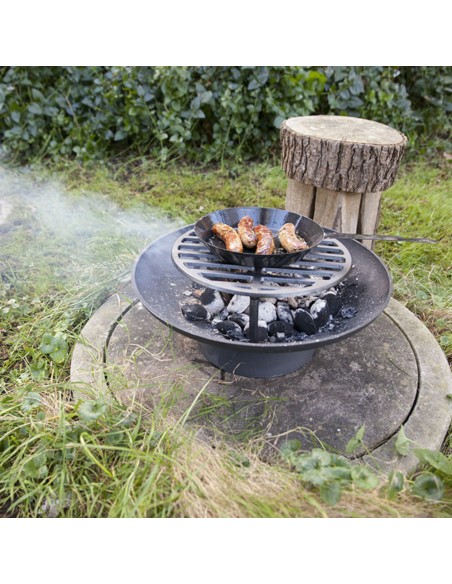 Braséro Foyer Coupe Extra Large - Esschert Design Esschert Design Brasero et parasol chauffant