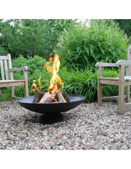 Braséro Foyer Coupe Extra Large - Esschert Design Esschert Design Brasero et parasol chauffant