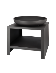 Braséro + Range Bûches - Esschert Design Esschert Design Brasero et parasol chauffant