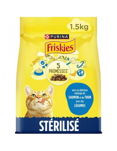 Croquettes Chat stérilisé 1,5kg Thon/Saumon - Friskies® Friskies Croquettes