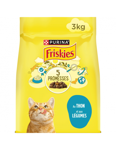Croquettes Chat 3kg Thon - Friskies® Friskies Croquettes