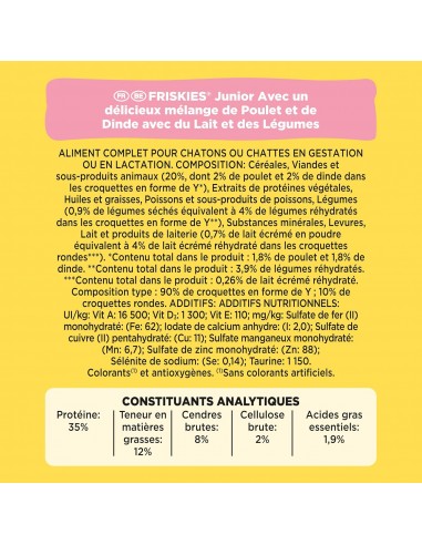 Croquettes Chaton Bœuf 1,5kg - Friskies® Friskies Croquettes