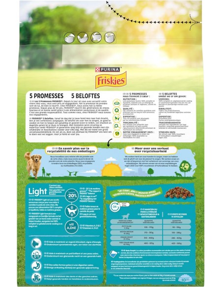 Croquettes Chien Light Poulet 3kg - Friskies® Friskies Alimentation et croquette