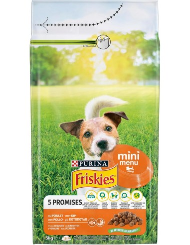 Croquettes Chien mini menu Poulet 1,5kg - Friskies® Friskies Alimentation et croquette