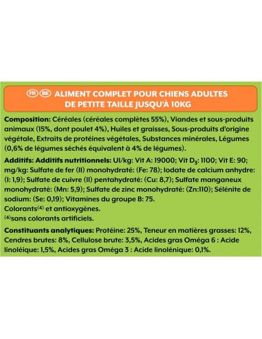 Croquettes Chien mini menu Poulet 1,5kg - Friskies® Friskies Alimentation et croquette