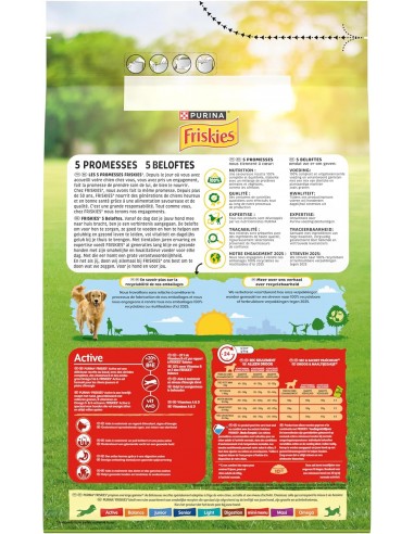 Croquettes Chien Vitality Bœuf 3kg - Friskies® Friskies Alimentation et croquette