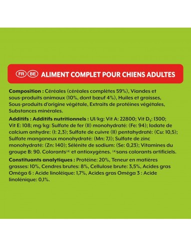 Croquettes Chien Vitality Bœuf 3kg - Friskies® Friskies Alimentation et croquette