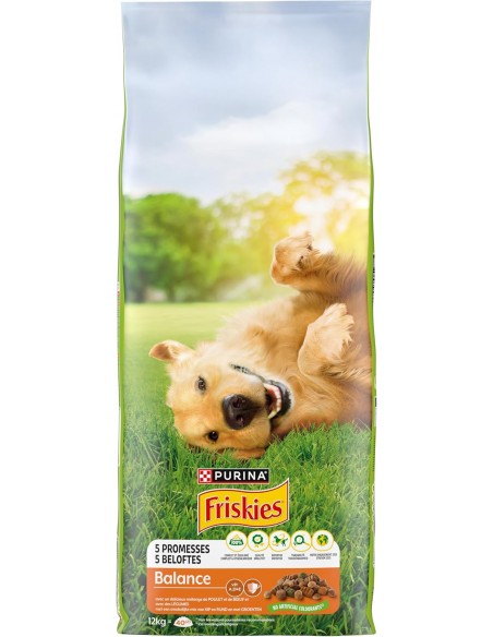 Croquettes Chien Balance Poulet/ Bœuf 12kg - Friskies® Friskies Alimentation et croquette