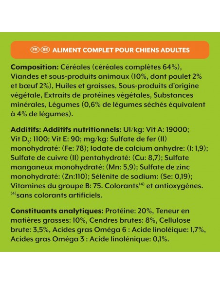 Croquettes Chien Balance Poulet/ Bœuf 12kg - Friskies® Friskies Alimentation et croquette