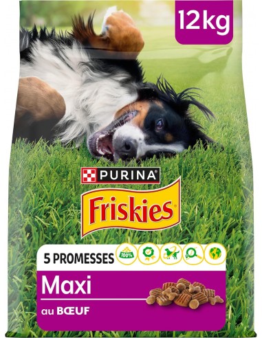 Croquettes Chien Maxi Bœuf 12kg - Friskies® Friskies Alimentation et croquette