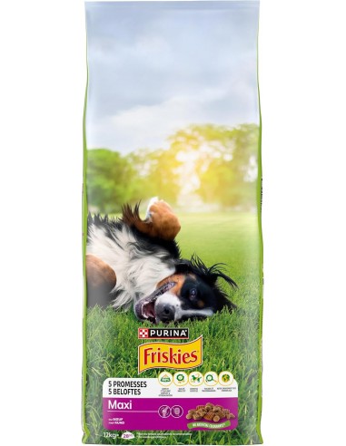 Croquettes Chien Maxi Bœuf 12kg - Friskies® Friskies Alimentation et croquette
