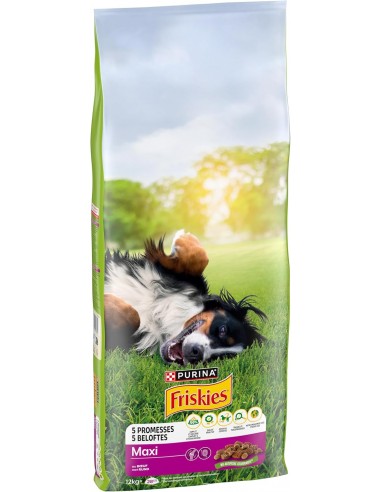 Croquettes Chien Maxi Bœuf 12kg - Friskies® Friskies Alimentation et croquette