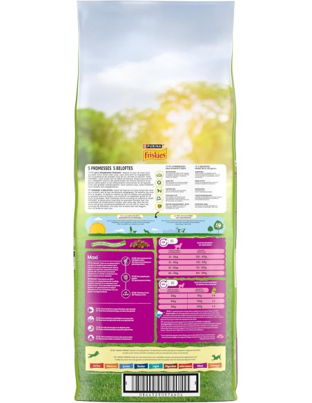 Croquettes Chien Maxi Bœuf 12kg - Friskies® Friskies Alimentation et croquette