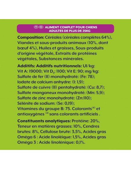 Croquettes Chien Maxi Bœuf 12kg - Friskies® Friskies Alimentation et croquette