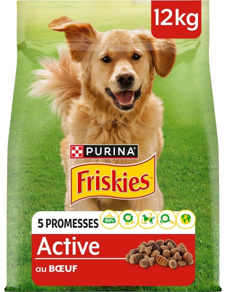 Croquettes Chien Vitality Bœuf 12kg - Friskies® Friskies Alimentation et croquette