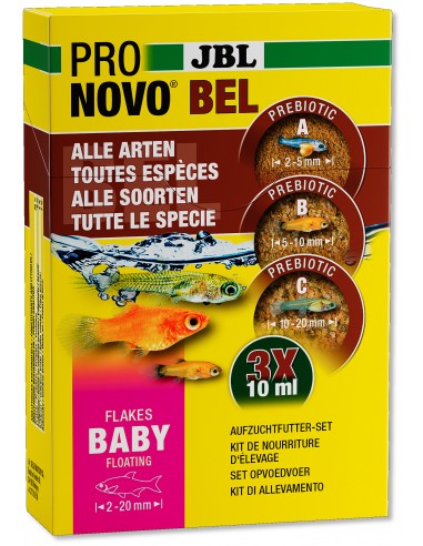 Pro Novo Bel 3x10ml - JBL JBL Alimentation pour poisson de bassin