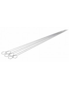 Lot de 6 Pics à Brochette en Inox pour Barbecue Lg. 32 cm- ECLOZ ECLOZ Accessoires barbecue et plancha 2