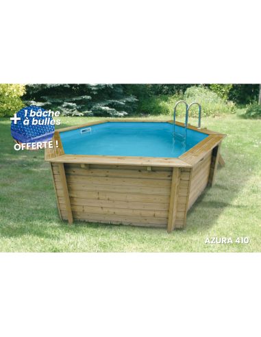 Piscine Bois Azura 410 - Diam.410 x H.120cm - Ubbink Ubbink Les piscines & spas