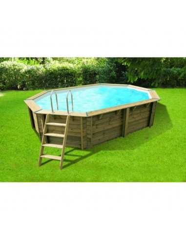 Piscine Bois Azura - L.355 x l.490 x H.130cm - Ubbink Ubbink Les piscines & spas