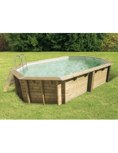 Piscine Bois Azura - L.400 x l.610 x H.120cm - Ubbink Ubbink Les piscines & spas