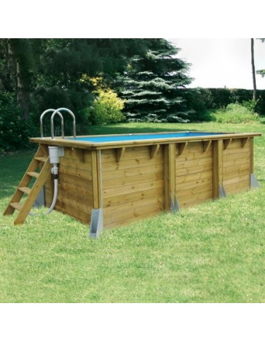 Piscine Bois Azura - L.250 x l.450 x H.126cm - Ubbink Ubbink Les piscines & spas